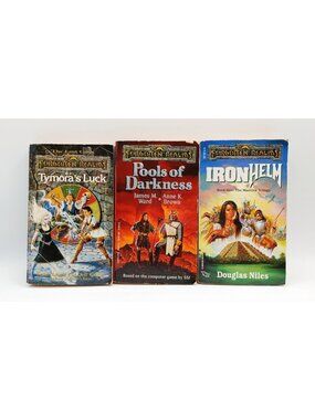 D&D Forgotten Realms Paperback Books Lot of 3 Books Novels
